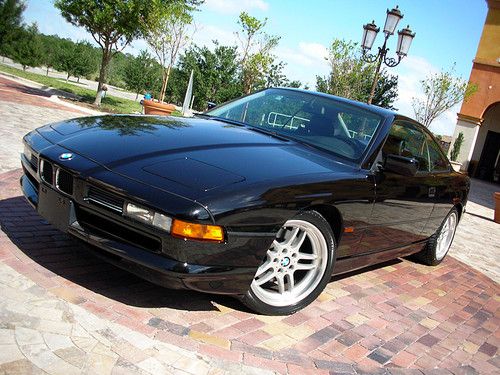 1997 bmw 840ci 2 owner fl car, all original, blk/blk, low 90k miles, m parallels