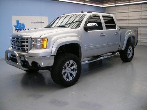 We finance!!!  2011 gmc sierra 1500 sle z-71 4x4 auto lift kit flex-fuel 1 owner