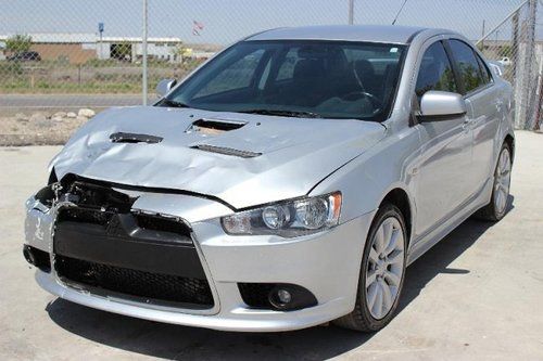 2009 mitsubishi lancer ralliart damaged salvage sporty economical priced to sell