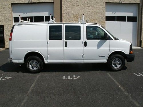 2004 chevrolet express g3500 cargo van e350 rack shelves no reserve