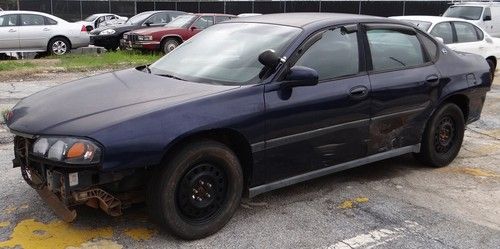 2000 chevrolet impala - for parts/scrap - training car - salvage title - 337398