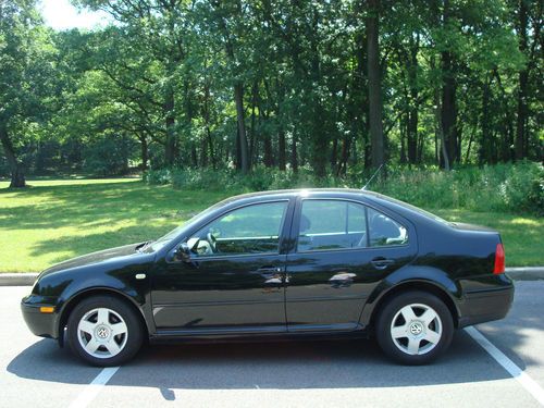 2000 volkswagen jetta tdi! 1 owner! gas saver! black/black! no reserve!