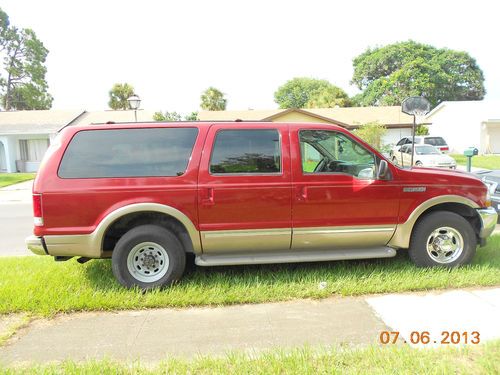 2002 ford excursion limited sport utility 4-door 6.8l