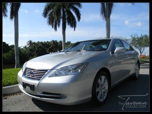 08 es350 clean carfax! sunroof! semi aniline leather, keyless go and entry, fl