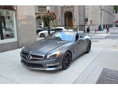 2013 mercedes benz sl65 amg.  shadow grey matte finish with black.