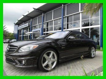 08 designo mocha black cl-63 amg 6.2l v8 coupe *wood &amp; leather steering wheel