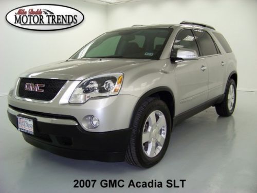 2007 awd slt hud power tailgate leather htd seats 7 pass bose gmc acadia 75k