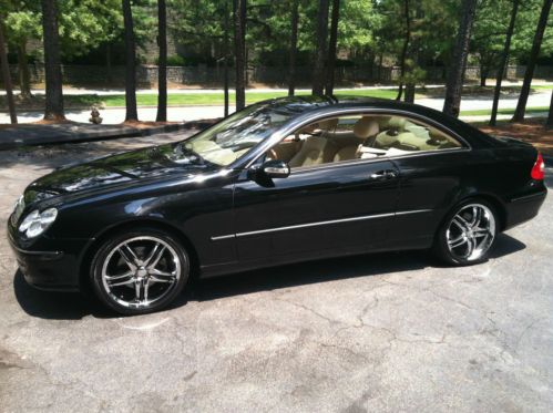 Mercedes benz clk 320 keyless go - clean carfax - hwy miles - chrome 18&#039; wheels