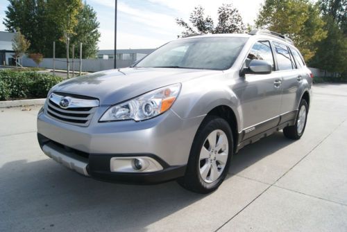 2011 subaru outback 2.5i limited. silver with black interior. 34k miles. awd!