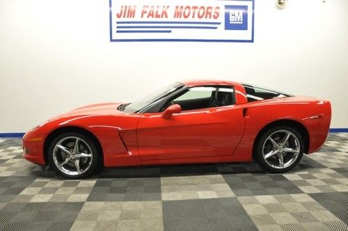 2616 mi sporty red 12 corvette lt coupe leather 436 hp like new vette chrome 13