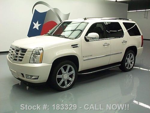 2008 cadillac escalade sunroof nav dvd rear cam 72k mi texas direct auto