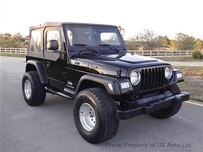 2005 jeep wrangler se clean carfax florida jeep 4x4 6spd 4 cylinder tj soft top