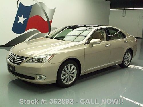 2010 lexus es350 ultra-lux pano roof nav vent seats 49k texas direct auto