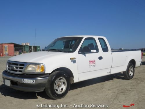 Ford f150 extended cab pickup truck long bed 4.6l v-8 tow package radio a/c heat