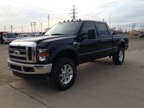 2008 ford f350 super duty crew cab diesel 4x4 lariat leather 6.4 powerstroke