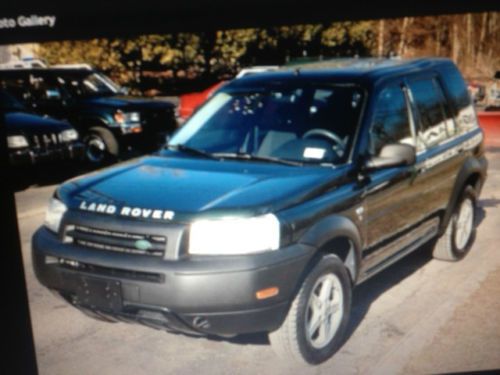 2002 land rover freelander as is