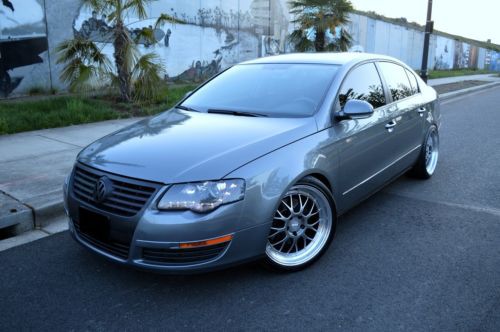 2006 volkswagen passat 2.0t + extras! clean! led headlights, leather, dvd, 19&#034;