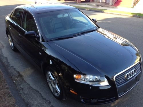 2007 audi a4, black leather, black