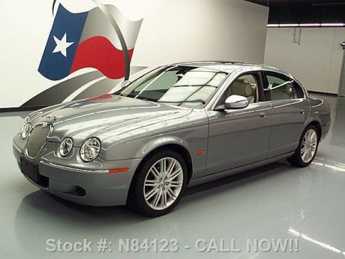 2008 jaguar s-type 3.0 heated leather sunroof only 33k texas direct auto