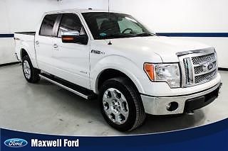 11 f150 supercrew lariat 4x4, 3.5l turbo, leather, navi, sunroof, clean 1 owner!