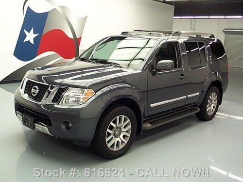 2010 nissan pathfinder le 4x4 sunroof nav rear cam 66k texas direct auto